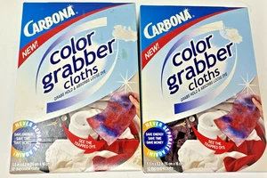 Lot of 2 Carbona Cloth Dye Grabber New and Sealed 24 Washes Disposable - Picture 1 of 3