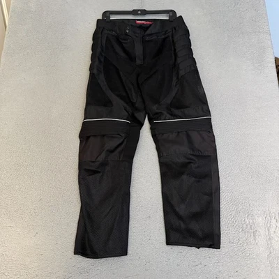 Pantalones de motocicleta Bilt para hombre talla 34 malla negra * Foto 1 de 4