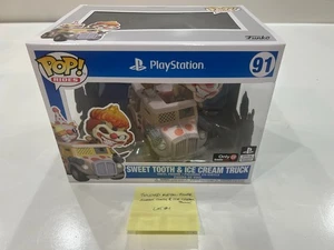 Funko Pop Rides PlayStation Sweet Tooth & Ice Cream Truck #91 GameStop Exclusive - Picture 1 of 8