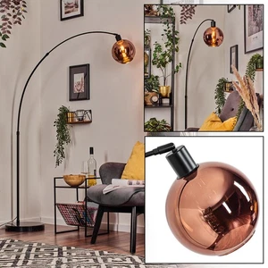 HOFSTEIN Koyoto lámpara de pie lámpara de pie lámpara de pie lámpara de pie lámpara de suelo curva - Imagen 1 de 10