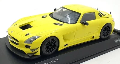 Minichamps 1/18 Scale 151 113104 - Mercedes-Benz SLS AMG GT3 Street 2011 Yellow - Image 1 of 4