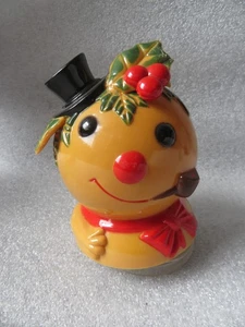 Vintage Weihnachten Schneemann Spieluhr Berman & Anderson "Frosty the Snowman" 1973 funktioniert - Bild 1 von 6