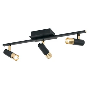 Eglo 39146A Tomares 23"W LED Flush Mount Linear Ceiling Fixture / - Black - Picture 1 of 4