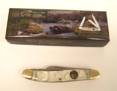 Cuchillo Plegable FROST BEAVER CREEK Stockman Blanco Acero Inoxidable BVR-509CI Foto 1 de 4