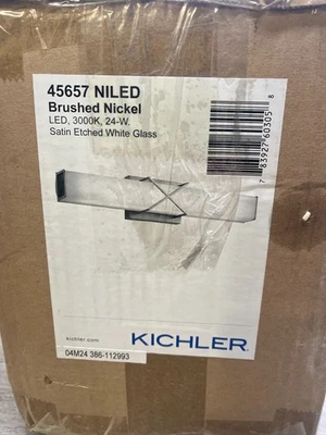 Kichler Lighting 45657NILED Trinsic Bathroom Vanity Light Brushed Nickel - Image 1 of 3