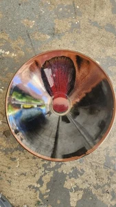 Vintage 90s MATHEW PATTON SEATLE STUDIO POTTERY MULTICOLOR LARGE BOWL - Picture 1 of 2