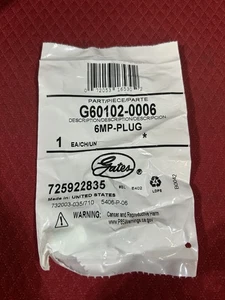 Gates G60102-0006 Male Pipe NPTF Plug (SAE to SAE) - Picture 1 of 3