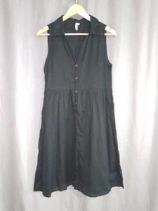 Sea Folly Ladies Sleeveless 100% Cotton Shirt Dress (No Belt) Size Small VGC - Bild 1 von 7