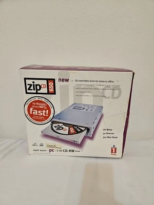 Iomega Zip Cd 650mb Cd-rw Drive Model ZIPCDP1024INT zip650 - Image 1 of 4