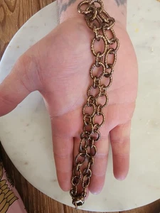 Collana catena maglia placcata Bronzallure Italia chiusura aragosta resistente - Foto 1 di 8