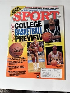 December 1989 SPORT Magazine -COLLEGE BASKETBALL PREVIEW- Alonzo Mourning - Picture 1 of 4