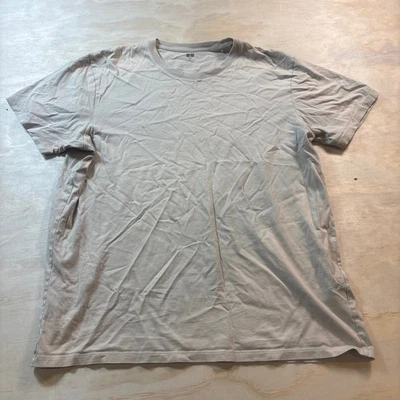 Camiseta UNIQLO SUPIMA Algodón Cuello Redondo Para Hombre XL Informal Todos los Días en Tostado Foto 1 de 4