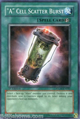 STON EN041 1ST ED 3X A CELL SCATTER BURST COMMON CARDS - Image 1 of 2