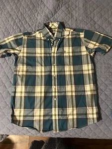 Cinch manga corta abotonada verde azulado y lima ver medidas para talla - Imagen 1 de 9