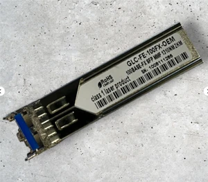 Cisco GLC-FE-100FX-OEM, 100BASE-FX SFP  Transiever Modul SFP MMF 1310nm 2KM blau - Afbeelding 1 van 3