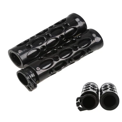 7/8" 22mm Handle Bar Hand Grips Fit For Honda Suzuki Yamaha Kawasaki Motorcycle - Image 1 of 4