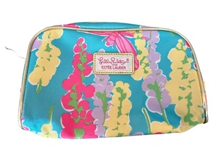 Lilly Pulitzer Estee Lauder Kosmetiktasche Rosa Blumen Neu - Bild 1 von 5