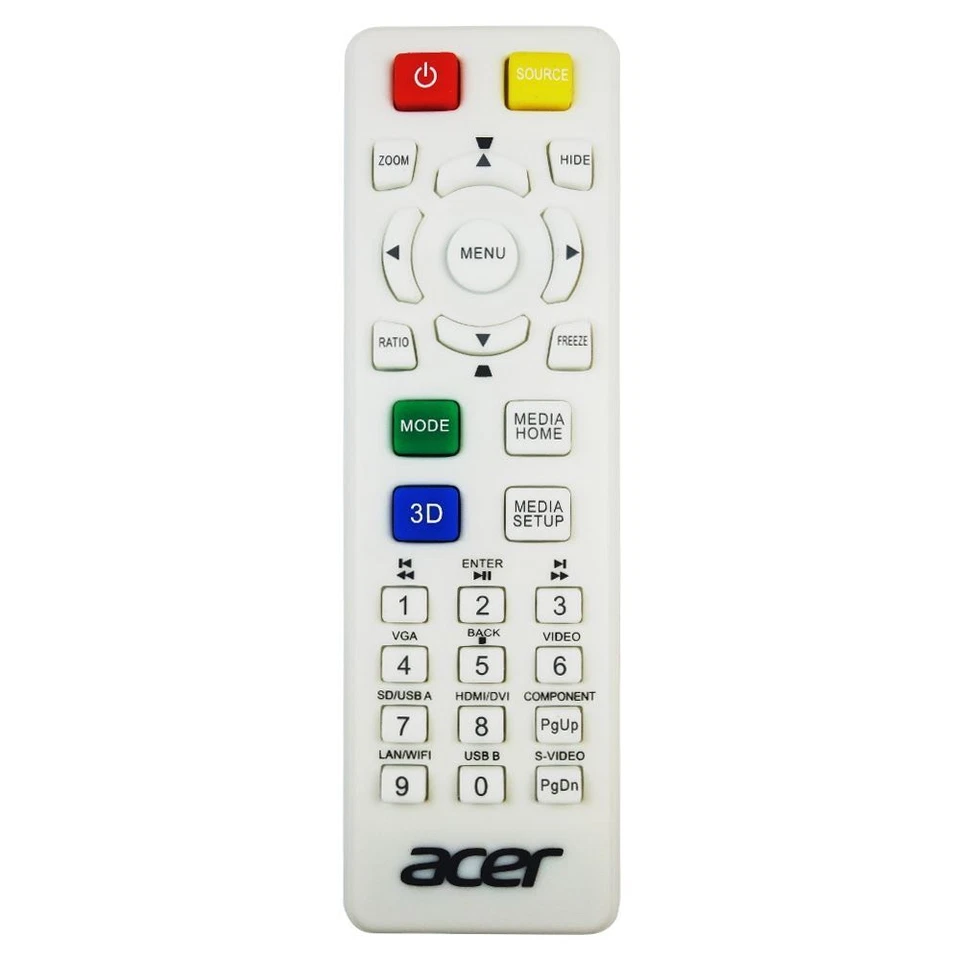 NEW Genuine Acer MC.JKL11.007 Projector Remote Control - Image 1 of 1