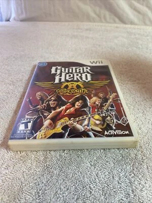 Guitar Hero: Aerosmith (Nintendo Wii, 2008) Complete w/ Booklet Untested - Image 1 of 4
