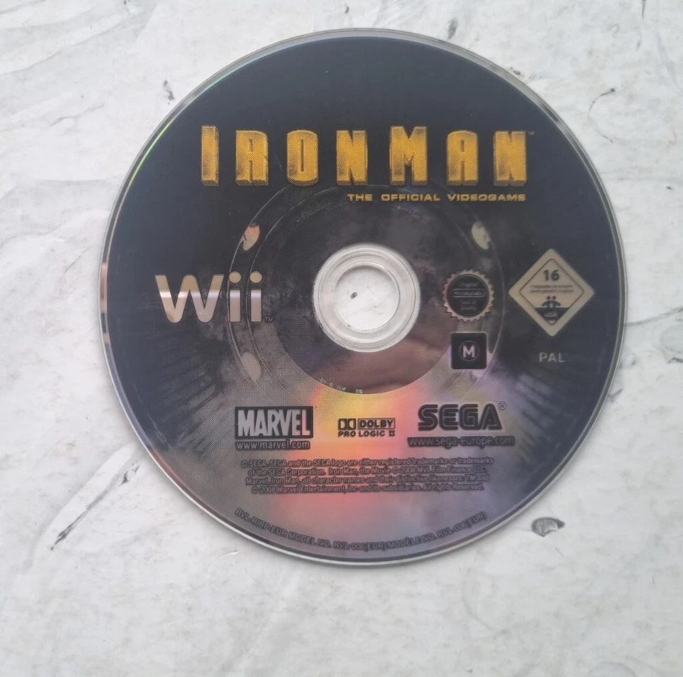 Nintendo Wii IRONMAN The Official Game Nintendo Game - Disc Only - Image 1 of 1