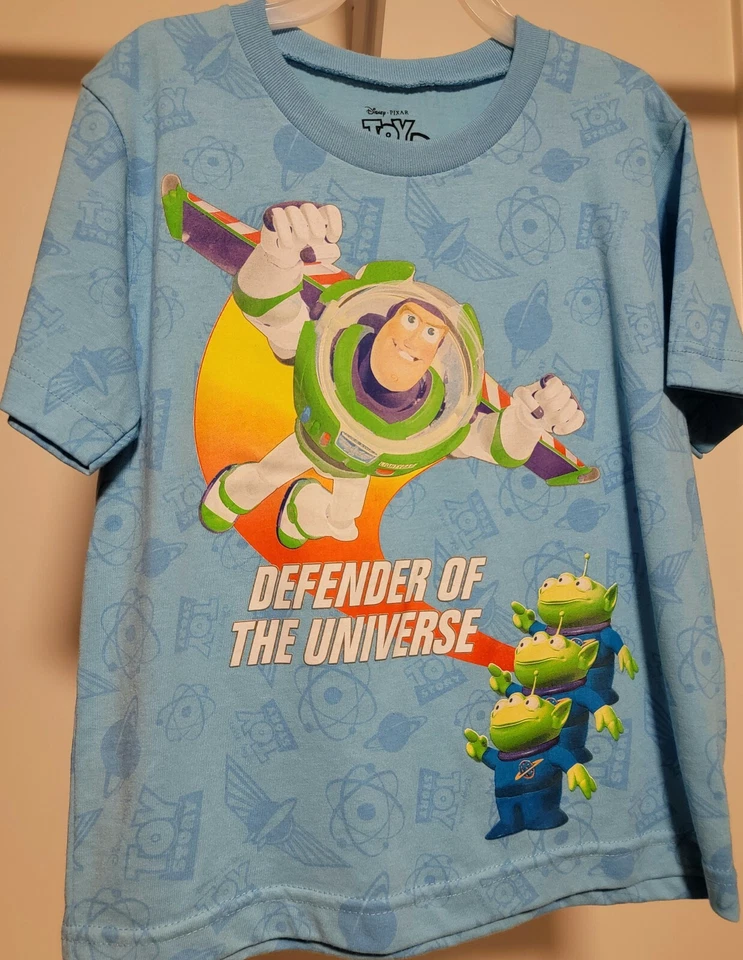 Camiseta Top Toy Story BUZZ LIGHTYEAR Niños Pequeños Talla 8 NUEVA DISNEY Foto 1 de 1