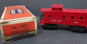 Lionel Trains Caboose No. 1007 W/Box O &O27 Gauge Train Car - Picture 1 of 11