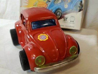 TORA Comic Hungry Bug Smoking Volkswagen Original Box - Excellent Working RED!!! - Image 1 of 4