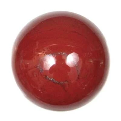 Sphère en jaspe rouge - Diamètre sphère: 3 cm - Photo 1/2