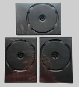 Estuche de discos multicase DVD Meritline tiene capacidad para 2 discos en un estuche paquete de 3 - Imagen 1 de 10