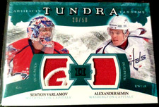2011-12 UD Artifacts Tundra Tandems /50 Semyon Varlamov Alexander Semin Capitals