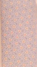 FABRIC TRADITIONS COTTON FABRIC 10.5 YARDS X 45" FLORAL,HEARTS, LAVENDER