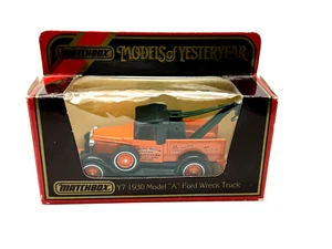 Matchbox Models of Yesteryear Y7 1930 Model A Wreck Truck Mint NRFB - Picture 1 of 6