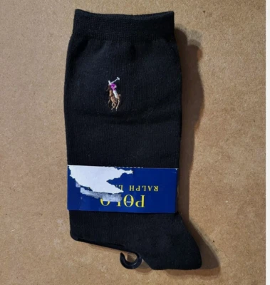 Polo Ralph Lauren 1 пара женщин классический Sport экипажа носки пони логотип размер M 4-10 - Изображение 1 из 4