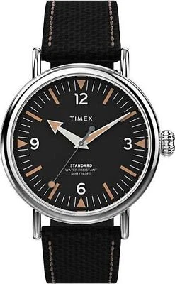 Timex TW2V44000 Men's Standard Quartz Black Strap 40mm Watch - Image 1 of 4