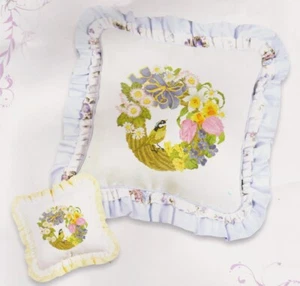 "Lucky Bird_2" 14CT Cushion cross stitch kits -46cm*46cm - Imagen 1 de 1