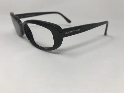 ELLEN TRACY DESIGNER Sunglasses Frame ETS662 54-17-140 Black Polish ZA16 - Image 1 of 4