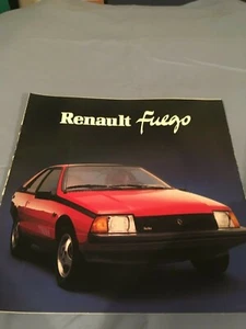 1984 Renault Fuego  Showroom Brochure - Picture 1 of 1