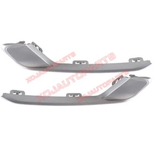 π L+R Matte Silver Front Bumper Grille Molding Trim For BMW X3 X Line 2015-2017 - Picture 1 of 4