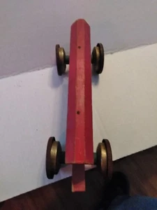 Gong Bell MFG Co Noah's Ark #231 Pull Toy 1940's - Vintage wood/Tin great shape. - Picture 1 of 7