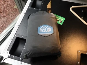 EQUIP Nylon Mosquito Hammock with Attached Bug Net, 1 Person Dark Gray/Black-New - Picture 1 of 9