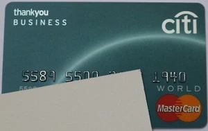 Expired Citi Bank Business Thank You World Master Card Credit Card USA - Picture 1 of 1