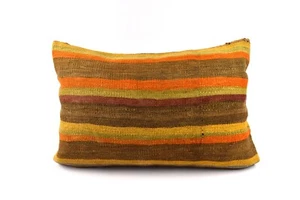 16x24 Kilim Pillow Cover Handmade Vintage Anatolian Lumbar Cushion Cover 4775 - Picture 1 of 4