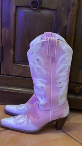 Sancho Boots Cowboy Stiefel Westernstiefel Leder Flamme 36 - 37 Neuwertig - Bild 1 von 1