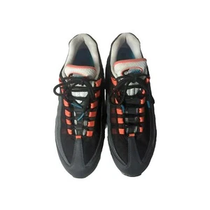 Nike Air Max 95 Grey Speckle Sole Black Orange Shoes CZ0191-001 Men's US Size9.5 - Picture 1 of 15