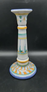 📗 PORTACANDELA DECORATO MANIFATTURA CERAMICA "L'ANTICA DI DERUTA" ALTEZZA 27 CM - Imagen 1 de 6