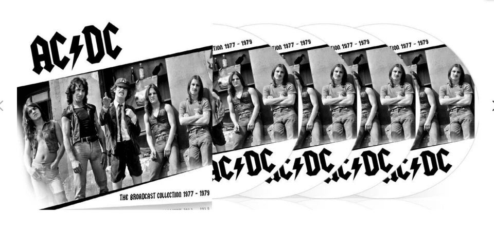 AC/DC – The Broadcast Collection 1977 – 1979 - 4  X CD BOXSET - NEW / SEALED - Image 1 of 1