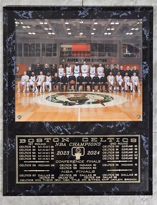 Boston Celtics 2024 NBA CHAMPIONS 12x15 PLACA Foto 1 de 4