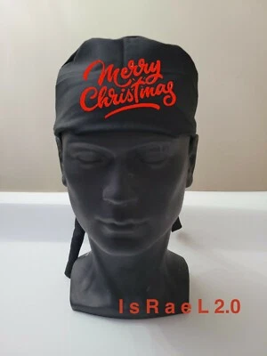merry christmas red logo Mens surgical caps, scrub cap, scrub hat, surgical cap - Image 1 of 4