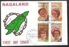 Nagaland 1985 Girl Guides 75Th Anniv Red Op Queen Mother Perf Ms Fdc