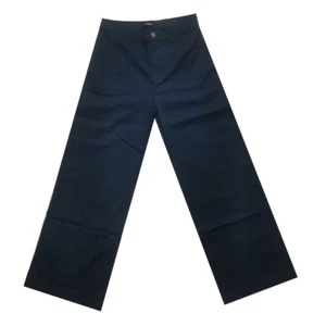 DIESEL Women's casual ELOISE CHINO TROUSER loose fit NAVY Blue RRP £100 | SALE - Picture 1 of 3